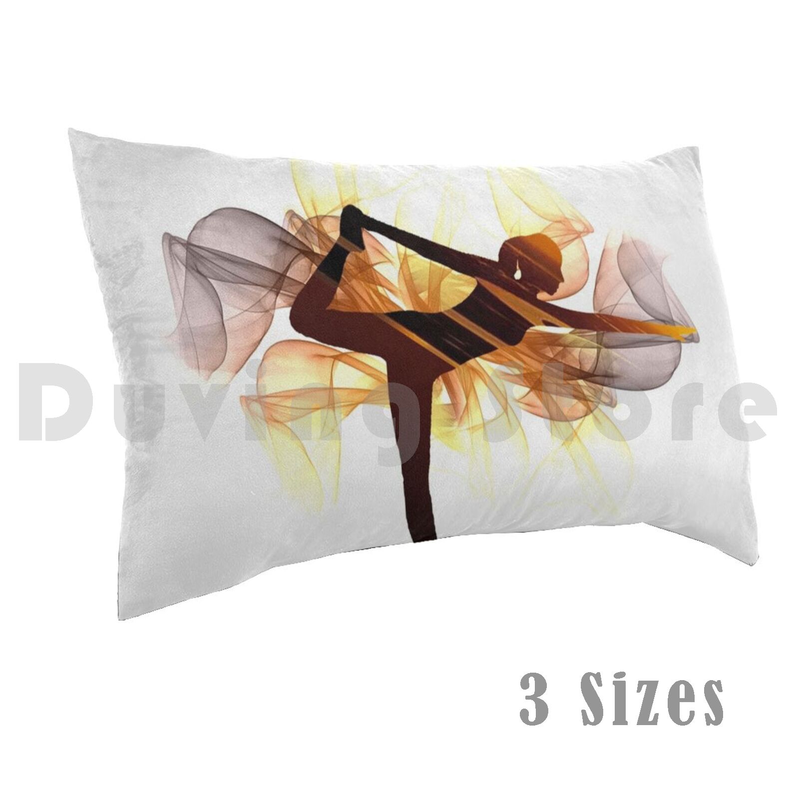 Health Wellness Yoga - Sarung Bantal Pose Yoga Dicetak 50x75