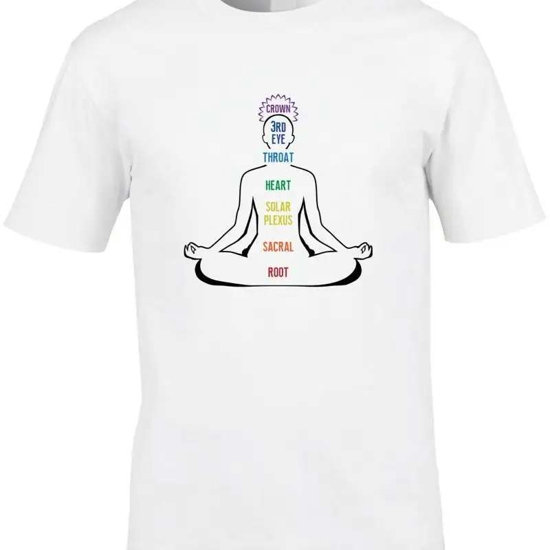 Health Wellness Yoga - Kaos Pria Chakras Yoga Meditasi Kesehatan