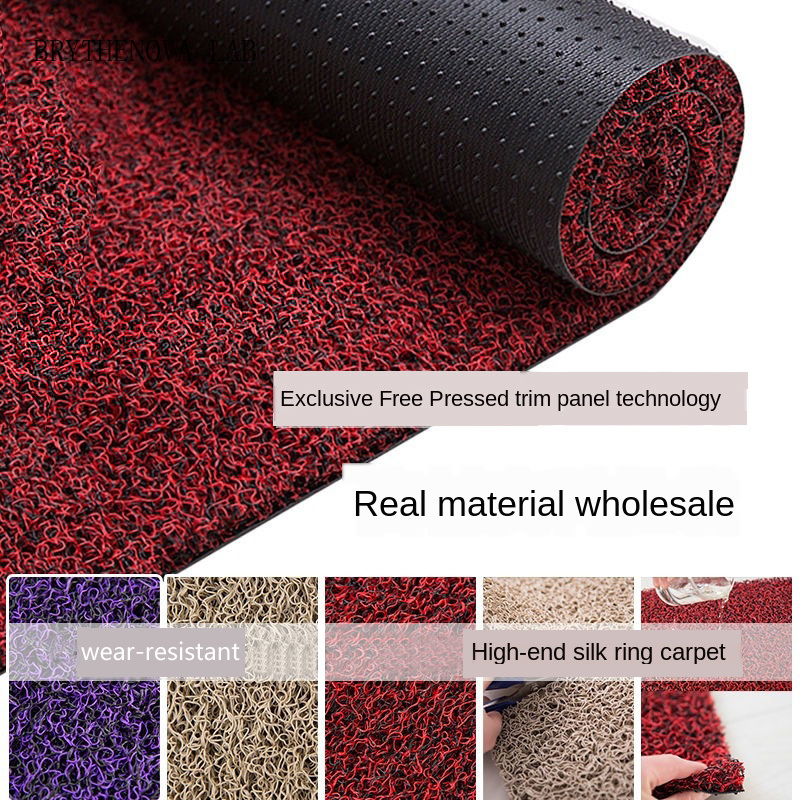 Bamboo Bath Mat - Keset Anti-Selip PVC Silk Loop Anti