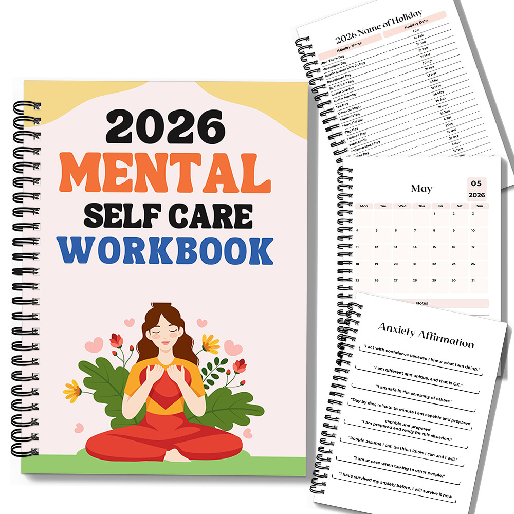 Health Wellness Yoga - 1PC 2026 Buku Kerja Perawatan Diri