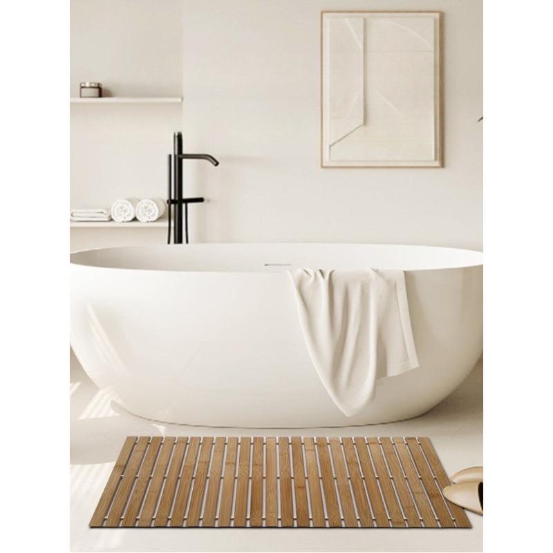 Alas Mandi Bambu Ukuran Besar  - Bamboo Bath Mat ulasan dan harga