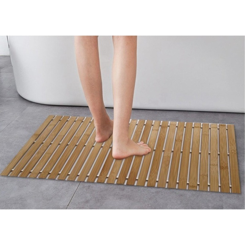 Alas Mandi Bambu Ukuran Besar  - Bamboo Bath Mat ulasan dan harga