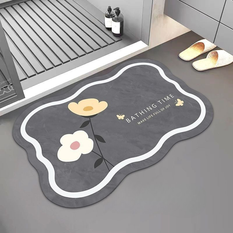 Alas Kaki Kamar Mandi Nordic d - Bamboo Bath Mat ulasan dan harga