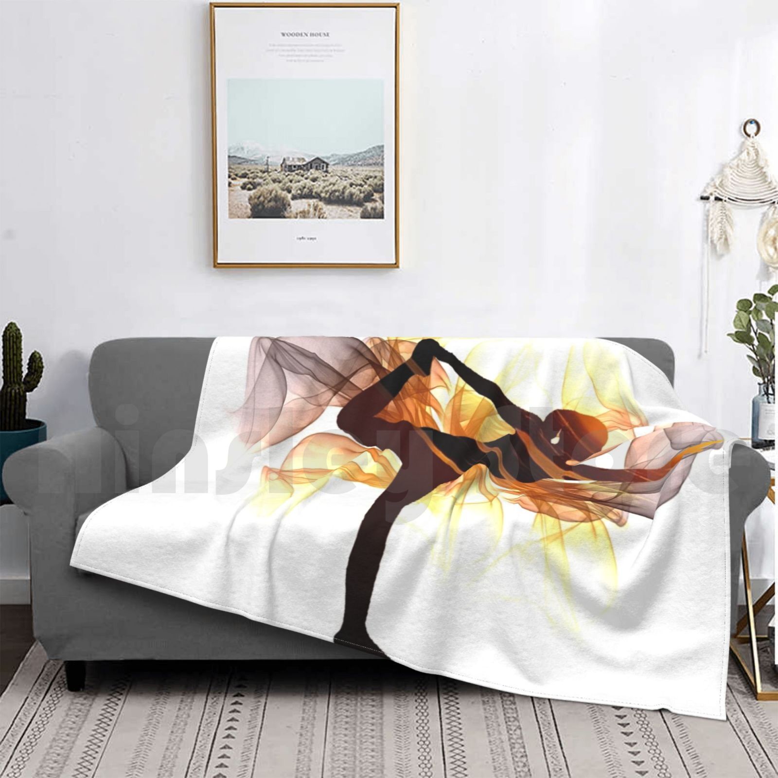 Selimut Pose Yoga Untuk Sofa T - Health Wellness Yoga ulasan dan harga