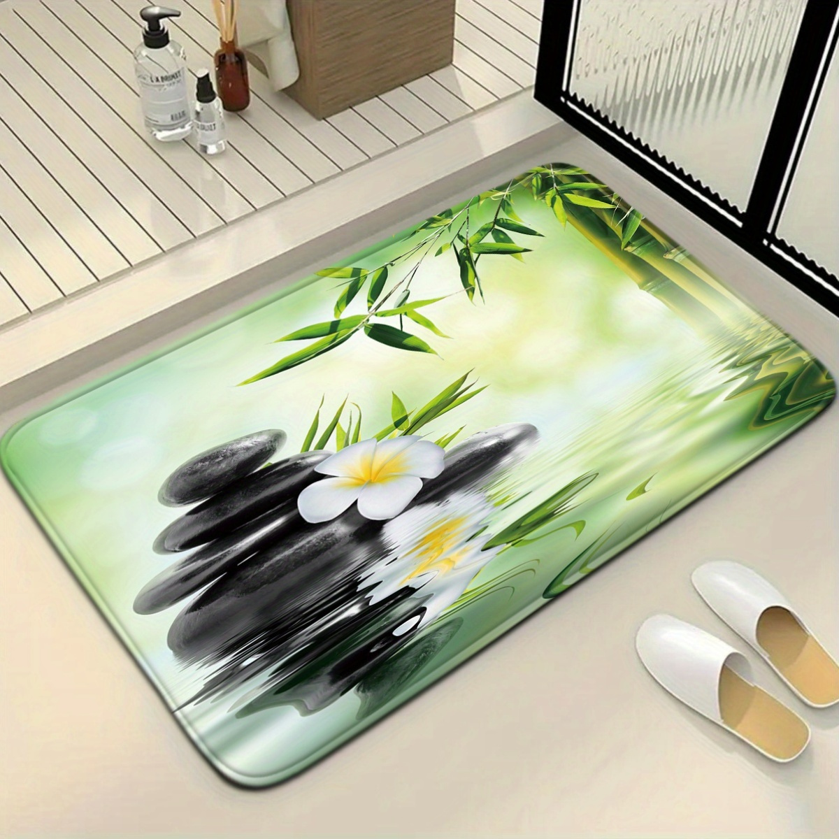 Set Tempat Duduk Toilet dan Ke - Bamboo Bath Mat ulasan dan harga