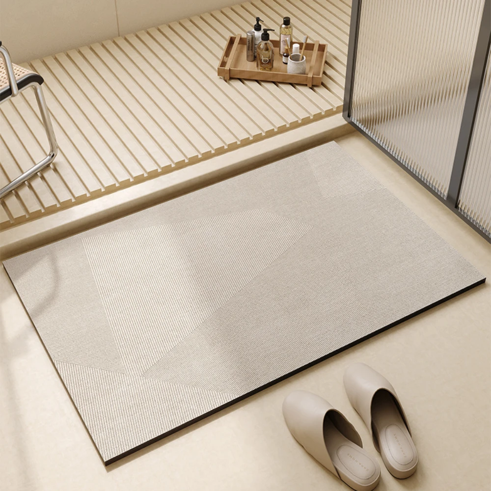 Keset Kamar Mandi Diatom Geome - Bamboo Bath Mat ulasan dan harga
