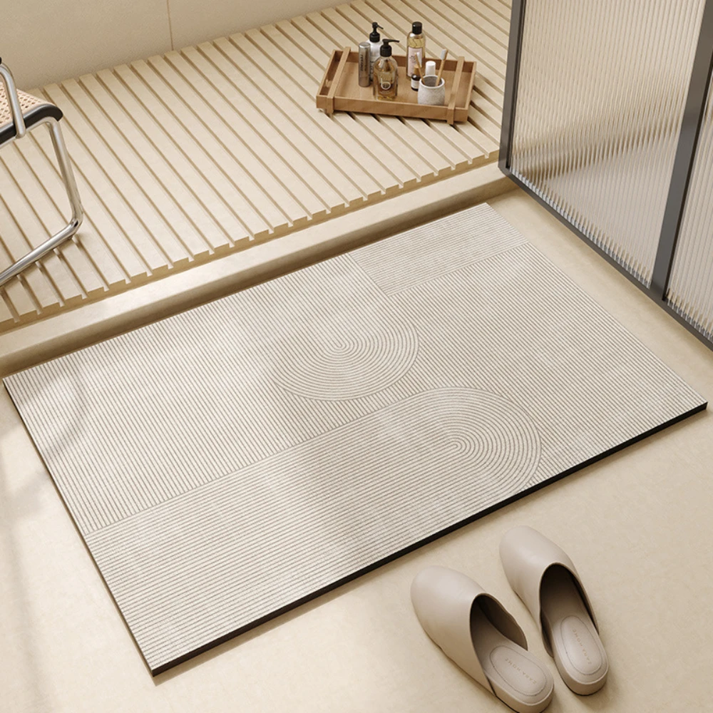 Keset Kamar Mandi Diatom Geome - Bamboo Bath Mat ulasan dan harga