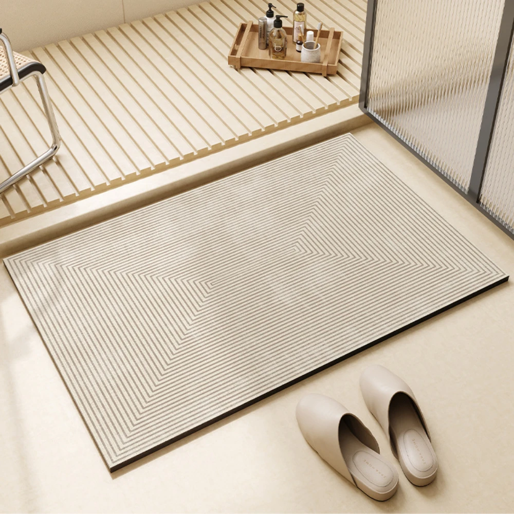 Keset Kamar Mandi Diatom Geome - Bamboo Bath Mat ulasan dan harga