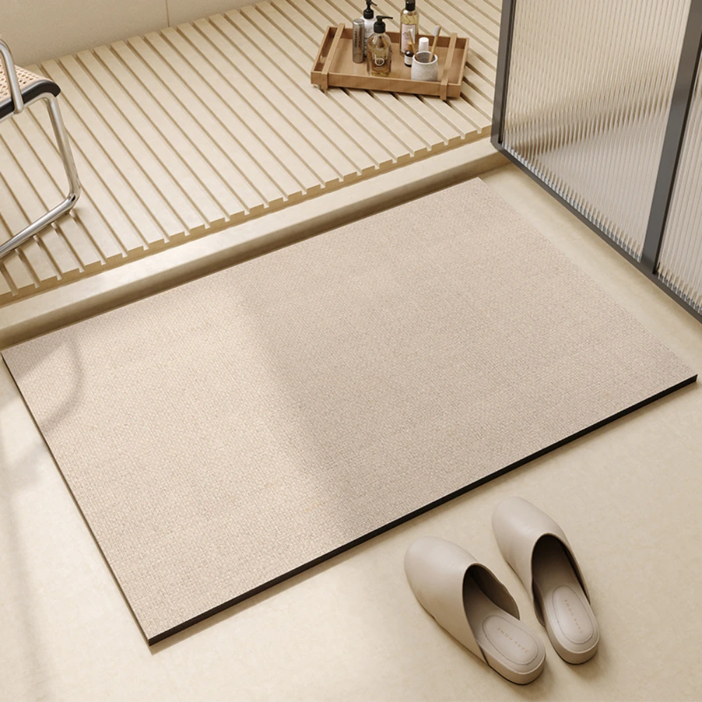 Keset Kamar Mandi Diatom Geome - Bamboo Bath Mat ulasan dan harga