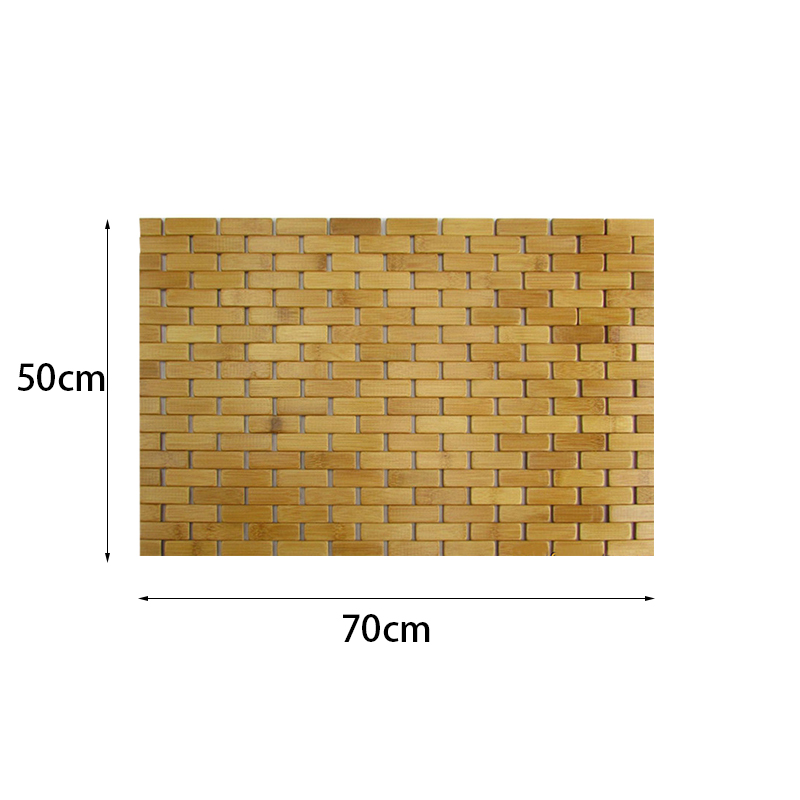 Keset Kamar Mandi Kayu Jati La - Bamboo Bath Mat ulasan dan harga