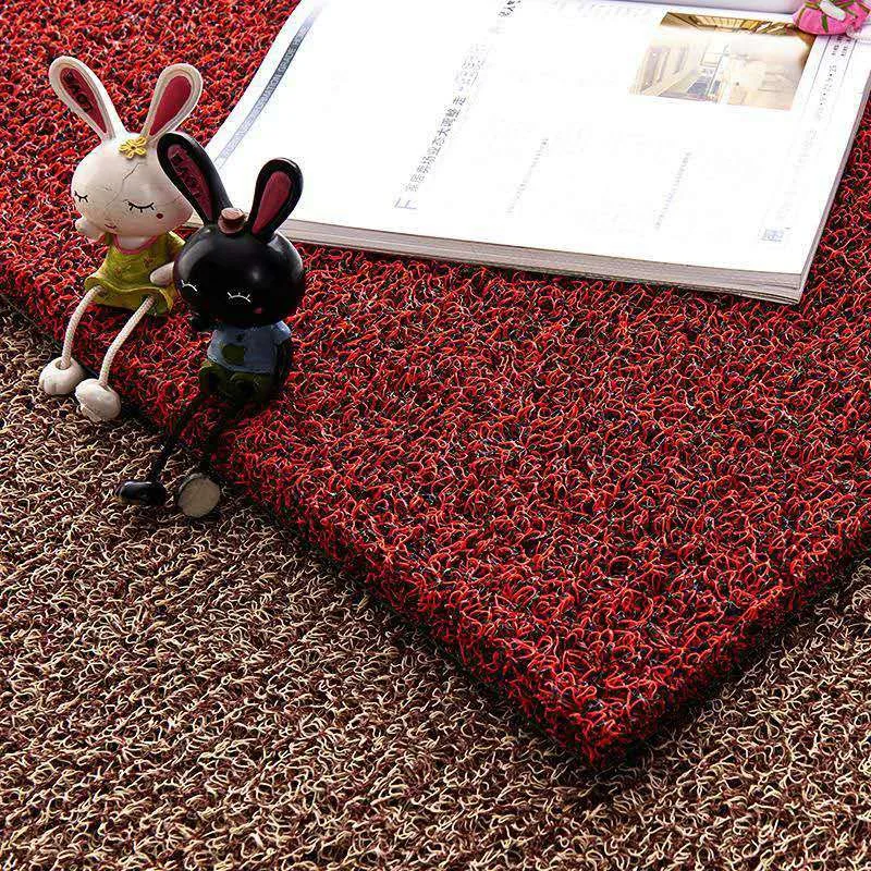 Keset Anti-Selip PVC Silk Loop - Bamboo Bath Mat ulasan dan harga