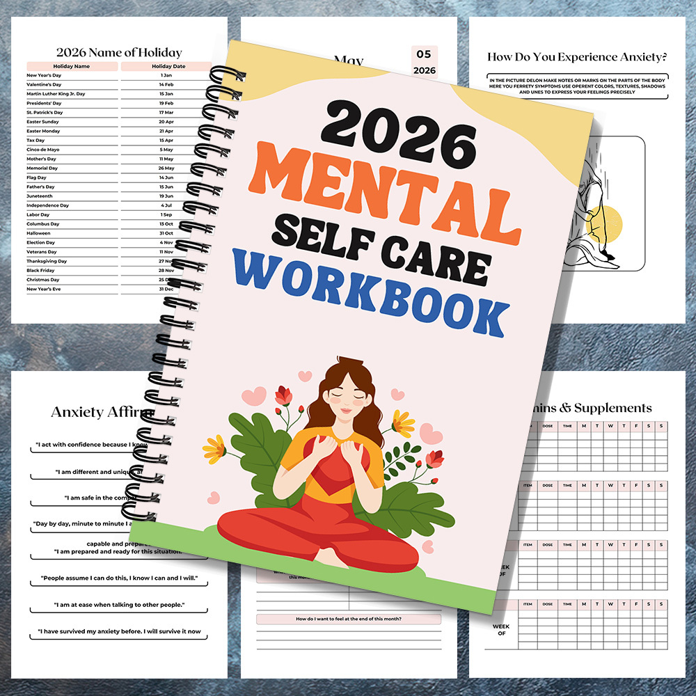 1PC 2026 Buku Kerja Perawatan  - Health Wellness Yoga ulasan dan harga