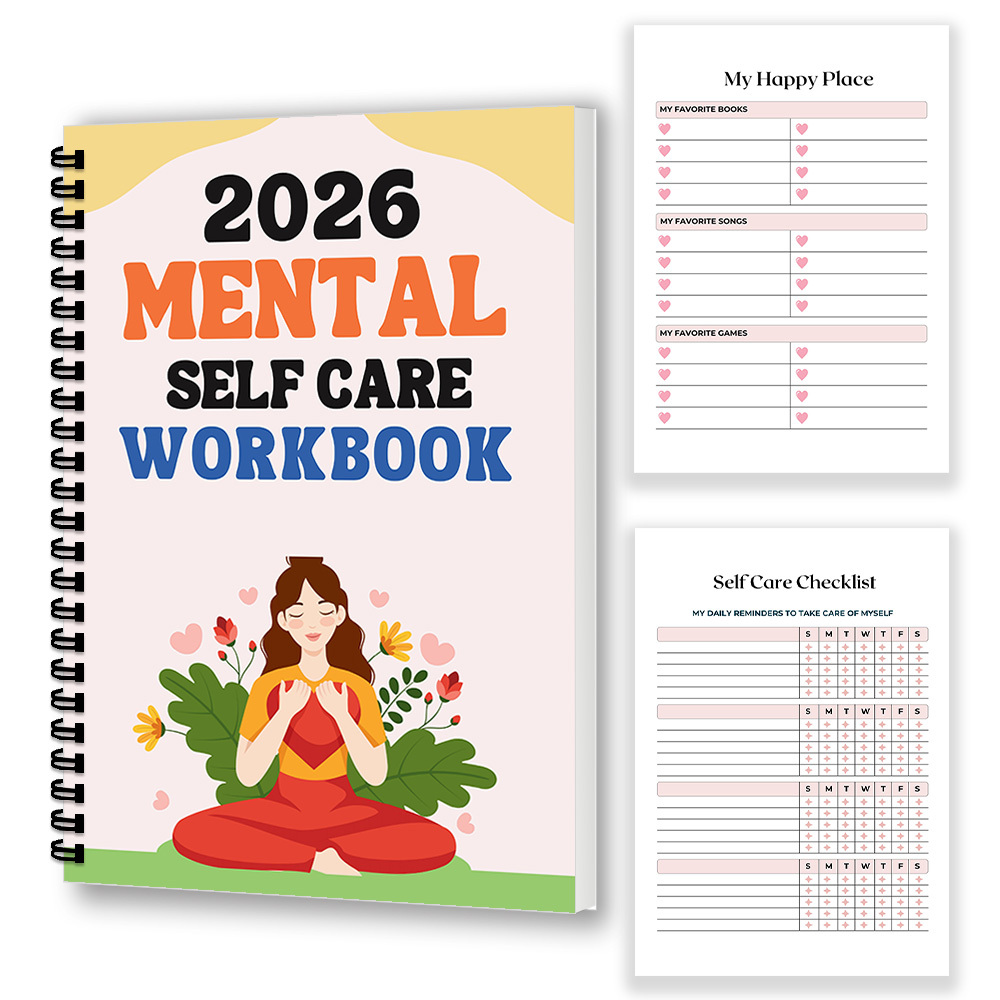1PC 2026 Buku Kerja Perawatan  - Health Wellness Yoga ulasan dan harga